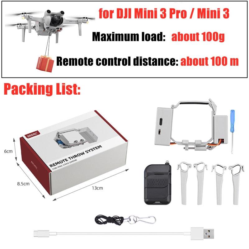 Drone Airdrop Air Drop System for DJI MINI 3 PRO Thrower Fishing Bait Wedding Ring Gift Throw Deliver Life Rescue DJI Accessories 3 Drone Airdrop Air Drop System for DJI MINI 3 PRO Thrower Fishing Bait Wedding Ring Gift Throw Deliver Life Rescue DJI Accessories - Image 3