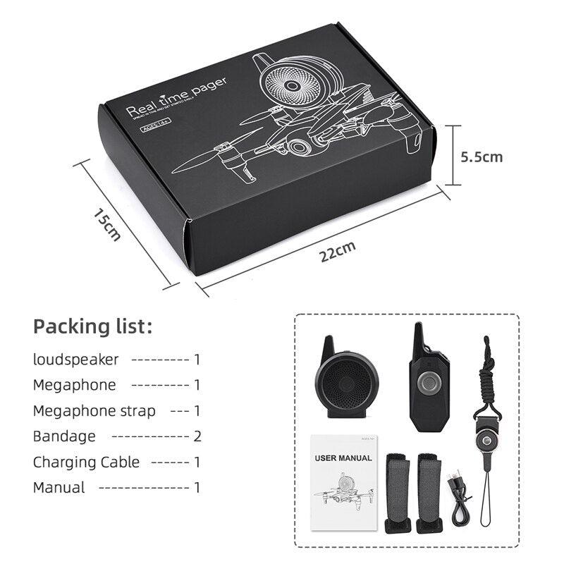 Universal Wireless Loud Speaker Megaphone for DJI Mavic 3 Mini 1 2 SE Pro Air 1 2 2S Spark 2 Pro Zoom FIMI X8 Zion SG906 ICAT 2 2 Universal Wireless Loud Speaker Megaphone for DJI Mavic 3 Mini 1 2 SE Pro Air 1 2 2S Spark 2 Pro Zoom FIMI X8 Zion SG906 ICAT 2 - Image 2