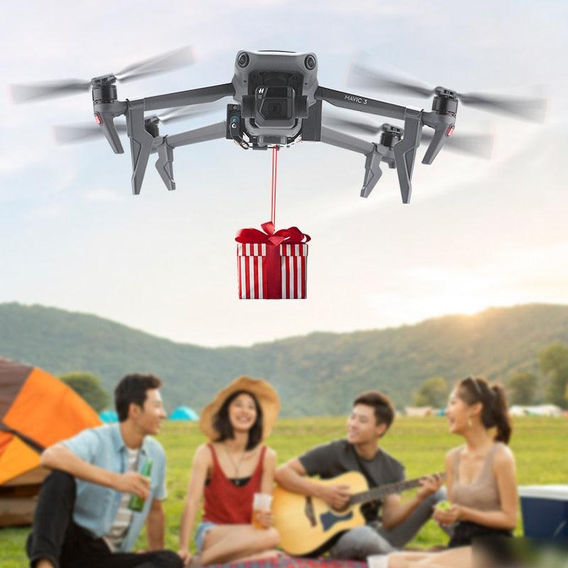 Airdrop System for DJI Mavic 3/3 Classic/2/AIR 2/2S Drone Thrower Fishing Bait Wedding Ring Gift Deliver Life Rescue Kits 6 Airdrop System for DJI Mavic 3/3 Classic/2/AIR 2/2S Drone Thrower Fishing Bait Wedding Ring Gift Deliver Life Rescue Kits - Image 6