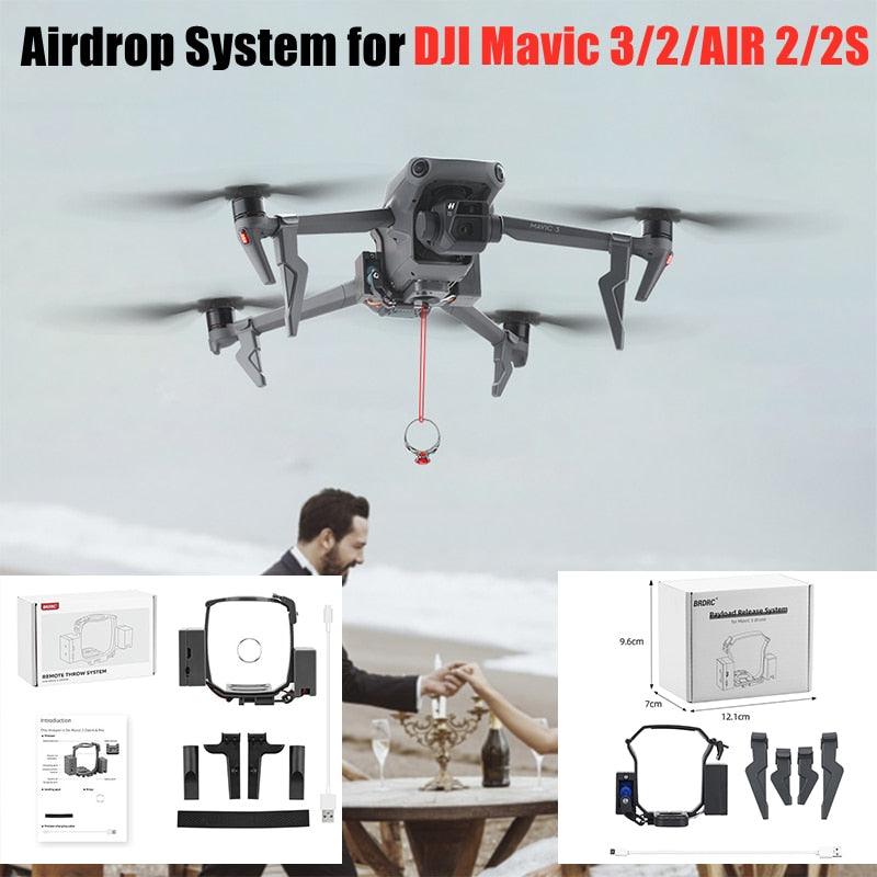 Airdrop System for DJI Mavic 3/3 Classic/2/AIR 2/2S Drone Thrower Fishing Bait Wedding Ring Gift Deliver Life Rescue Kits 2 Airdrop System for DJI Mavic 3/3 Classic/2/AIR 2/2S Drone Thrower Fishing Bait Wedding Ring Gift Deliver Life Rescue Kits - Image 2
