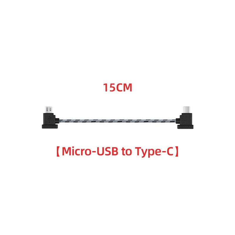 Remote Control Data Cable for DJI Mavic Mini/SE/Mavic 2/Mavic Pro/Air/Spark/Type-C Micro USB IOS connector line for Iphone/iPad 5 Remote Control Data Cable for DJI Mavic Mini/SE/Mavic 2/Mavic Pro/Air/Spark/Type-C Micro USB IOS connector line for Iphone/iPad - Image 5