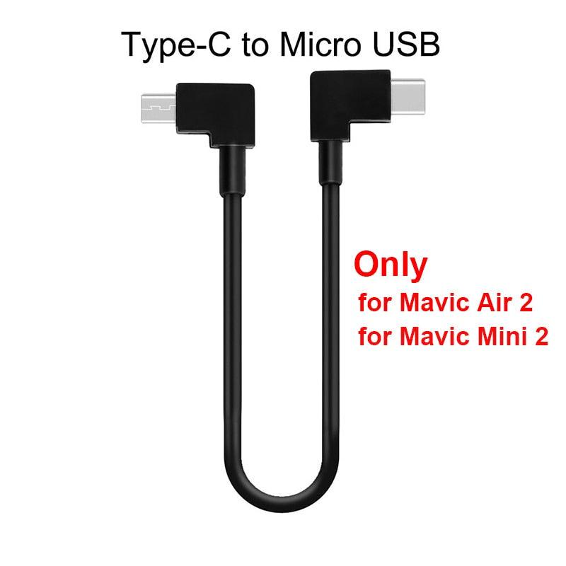 OTG Data Cable For DJI Spark Mavic AIR 2 Pro Mini 1/2/SE 2 Pro Zoom Hubson Zino Micro-USB Type-C Adapter Connector Phone Tablet 4 OTG Data Cable For DJI Spark Mavic AIR 2 Pro Mini 1/2/SE 2 Pro Zoom Hubson Zino Micro-USB Type-C Adapter Connector Phone Tablet - Image 4