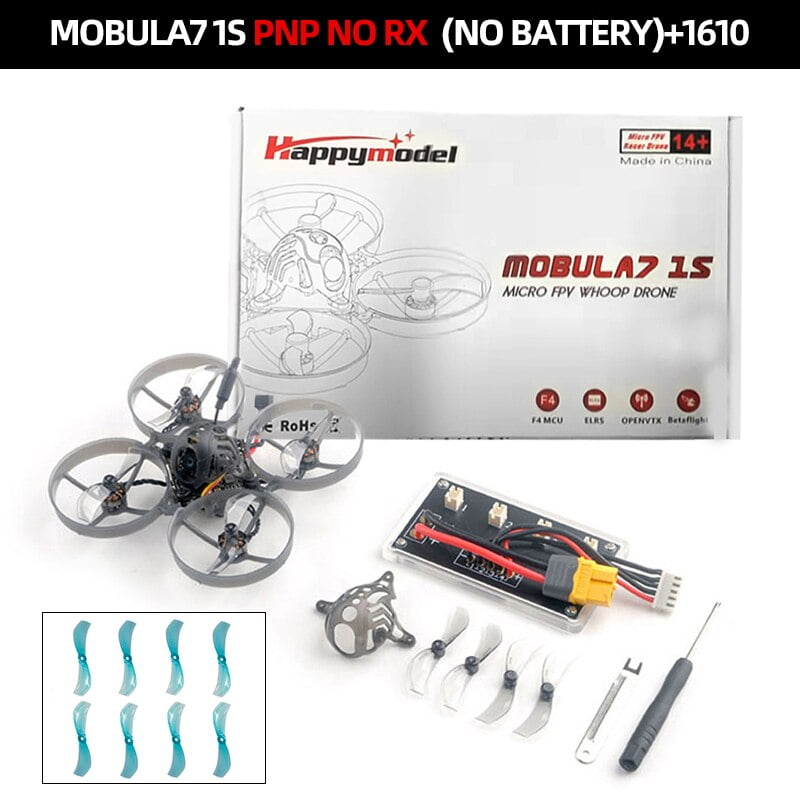 Happymodel Mobula 7 - 1S/HD 75mm Micro FPV Whoop Quadcopter Drone Open VTX 2.4G ELRS Receiver Runcam Nano3 Brushless Motor 5 Happymodel Mobula 7 - 1S/HD 75mm Micro FPV Whoop Quadcopter Drone Open VTX 2.4G ELRS Receiver Runcam Nano3 Brushless Motor — изображение 5