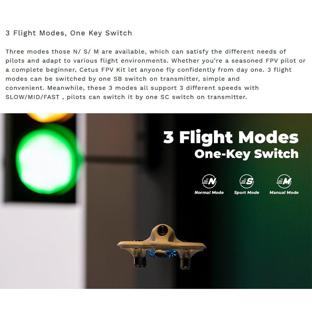 Cetus Pro/Cetus FPV Kit Indoor Racing Drone BNF/RTF Frsky D8 Lite Radio 2 SE Transmitter 5.8G 14DBI VR02 Goggles VTX Quadcopter 4 Cetus Pro/Cetus FPV Kit Indoor Racing Drone BNF/RTF Frsky D8 Lite Radio 2 SE Transmitter 5.8G 14DBI VR02 Goggles VTX Quadcopter - Image 4
