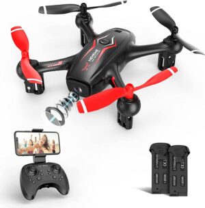 NEHEME NH530 Drones - With Camera for Adults Kids, FPV Drone with 1080P HD Camera , RC Quadcopter for Beginners with Gravity Sensor, Headless Mode, One Key Return/Take Off/Landing, Drone with 2 Batteries