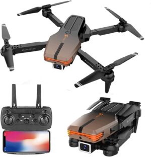 ARGIN V3 Pro Drone - with 4K Dual HD Camera for Kids Adults, RC Quadcopter WiFi FPV RC Drone with Infrared Obstacle Avoidance for Beginners Live Video RC Aircraft Christmas Party Plane