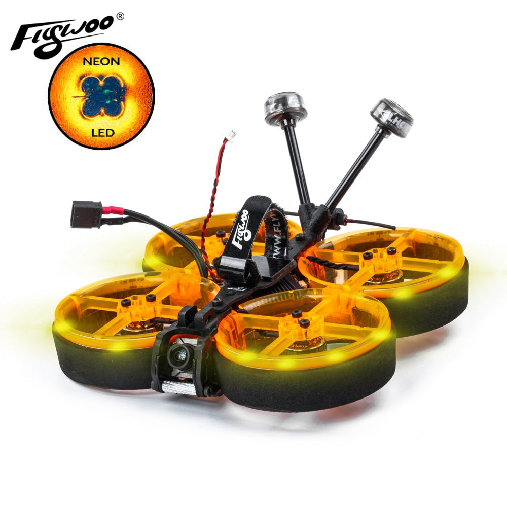 FLYWOO CineRace20 V2 Neon Led Walksnail Avatar HD 2inch CiineWhoop FPV GOKU GN405S icm42688 1203 Pro 4850KV 2 FLYWOO CineRace20 V2 Neon Led Walksnail Avatar HD 2inch CiineWhoop FPV GOKU GN405S icm42688 1203 Pro 4850KV — изображение 2