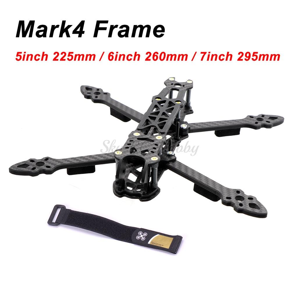 Mark4 Frame Kit - Mark 5inch 225mm / 6inch 260mm / 7inch 295mm with 5mm Arm Quadcopter Frame 5" 6" 7" FPV Freestyle RC Racing Drone 2 Mark4 Frame Kit - Mark 5inch 225mm / 6inch 260mm / 7inch 295mm with 5mm Arm Quadcopter Frame 5" 6" 7" FPV Freestyle RC Racing Drone - Image 2