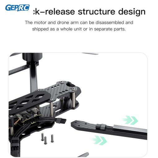 GEPRC MARK4 LR10 5.8G 2.5W Long Range FPV - 10inch Freestyle Drone EM3115 900KV GEP-BL60A-4IN1 ESC High-performance RC Quadcopter — изображение 5