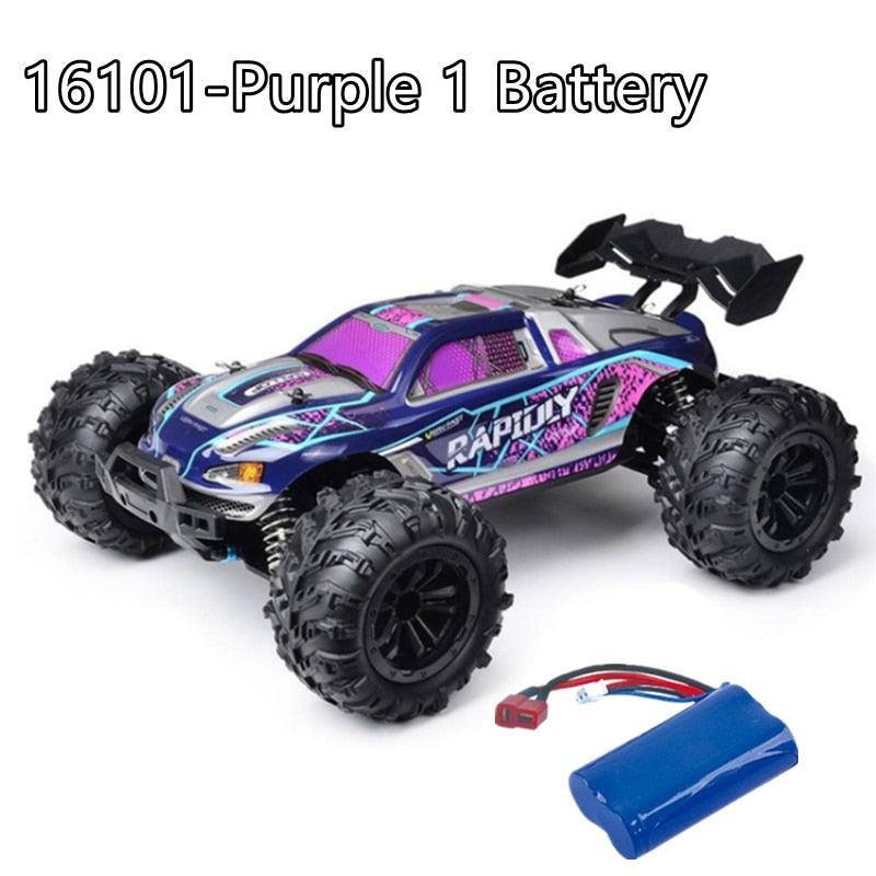 Rc Cars Off Road 4WD with LED Headlight,1/16 Scale Rock Crawler 4WD 2.4G 50KM High Speed Drift Remote Control Monster Truck Toys 5 Rc Cars Off Road 4WD with LED Headlight,1/16 Scale Rock Crawler 4WD 2.4G 50KM High Speed Drift Remote Control Monster Truck Toys - Image 5