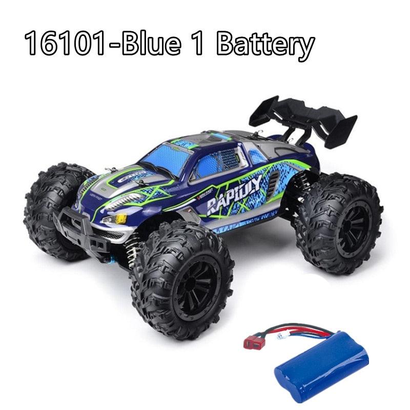 Rc Cars Off Road 4WD with LED Headlight,1/16 Scale Rock Crawler 4WD 2.4G 50KM High Speed Drift Remote Control Monster Truck Toys 3 Rc Cars Off Road 4WD with LED Headlight,1/16 Scale Rock Crawler 4WD 2.4G 50KM High Speed Drift Remote Control Monster Truck Toys - Image 3