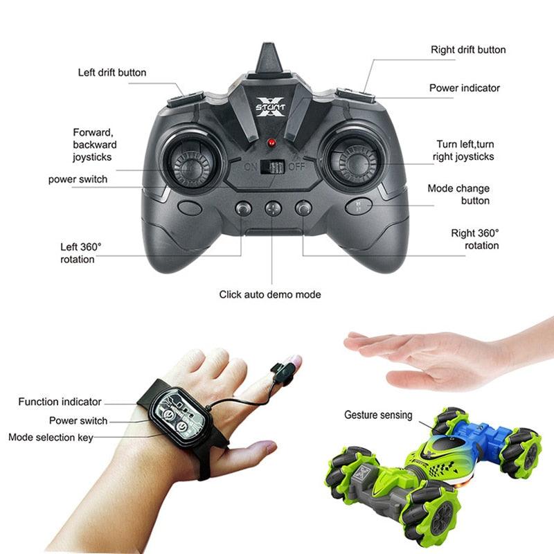 4WD RC Car Toy 2.4G Radio Remote Control Cars RC Watch Gesture Sensor Rotation Twist Stunt Drift Vehicle Toy for CHildren Kids 19 4WD RC Car Toy 2.4G Radio Remote Control Cars RC Watch Gesture Sensor Rotation Twist Stunt Drift Vehicle Toy for CHildren Kids - Image 19