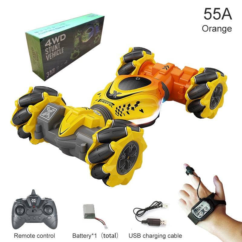 4WD RC Car Toy 2.4G Radio Remote Control Cars RC Watch Gesture Sensor Rotation Twist Stunt Drift Vehicle Toy for CHildren Kids 9 4WD RC Car Toy 2.4G Radio Remote Control Cars RC Watch Gesture Sensor Rotation Twist Stunt Drift Vehicle Toy for CHildren Kids - Image 9