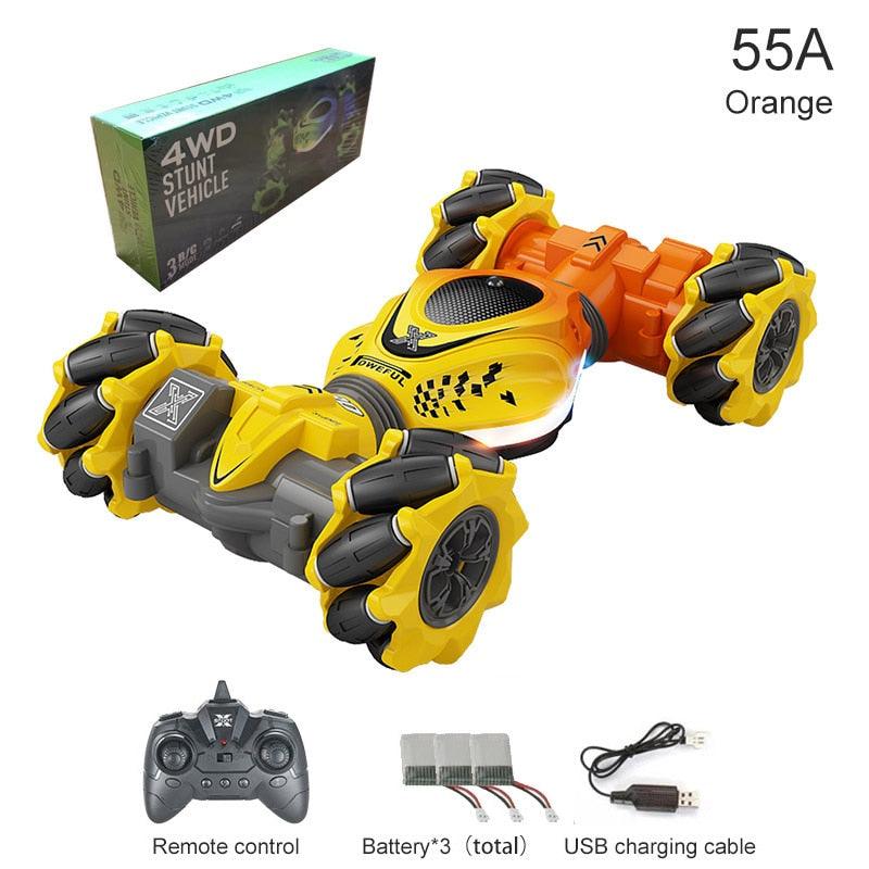 4WD RC Car Toy 2.4G Radio Remote Control Cars RC Watch Gesture Sensor Rotation Twist Stunt Drift Vehicle Toy for CHildren Kids 4 4WD RC Car Toy 2.4G Radio Remote Control Cars RC Watch Gesture Sensor Rotation Twist Stunt Drift Vehicle Toy for CHildren Kids - Image 4