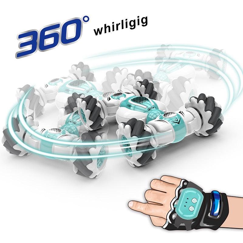 Samll RC Stunt Car Remote Control Watch Gesture Sensor Electric Toy RC Drift Car 2.4GHz 4WD Rotation Gift for Kids Boys Birthday 15 Samll RC Stunt Car Remote Control Watch Gesture Sensor Electric Toy RC Drift Car 2.4GHz 4WD Rotation Gift for Kids Boys Birthday - Image 15