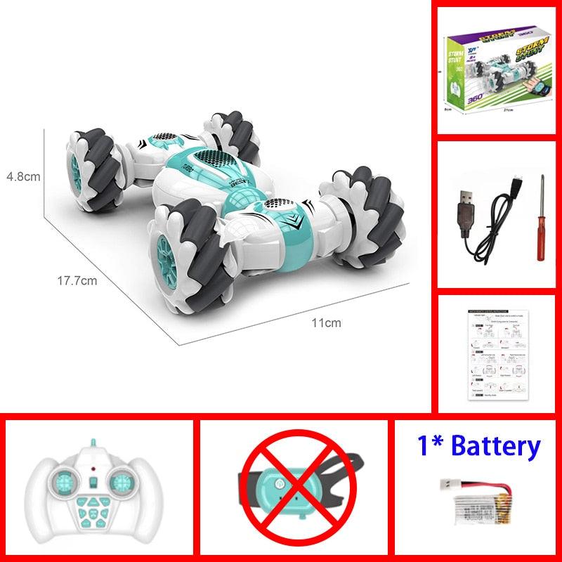 Samll RC Stunt Car Remote Control Watch Gesture Sensor Electric Toy RC Drift Car 2.4GHz 4WD Rotation Gift for Kids Boys Birthday 7 Samll RC Stunt Car Remote Control Watch Gesture Sensor Electric Toy RC Drift Car 2.4GHz 4WD Rotation Gift for Kids Boys Birthday - Image 7