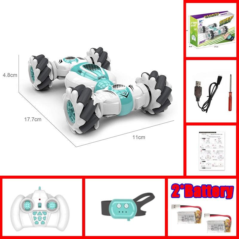 Samll RC Stunt Car Remote Control Watch Gesture Sensor Electric Toy RC Drift Car 2.4GHz 4WD Rotation Gift for Kids Boys Birthday 6 Samll RC Stunt Car Remote Control Watch Gesture Sensor Electric Toy RC Drift Car 2.4GHz 4WD Rotation Gift for Kids Boys Birthday - Image 6