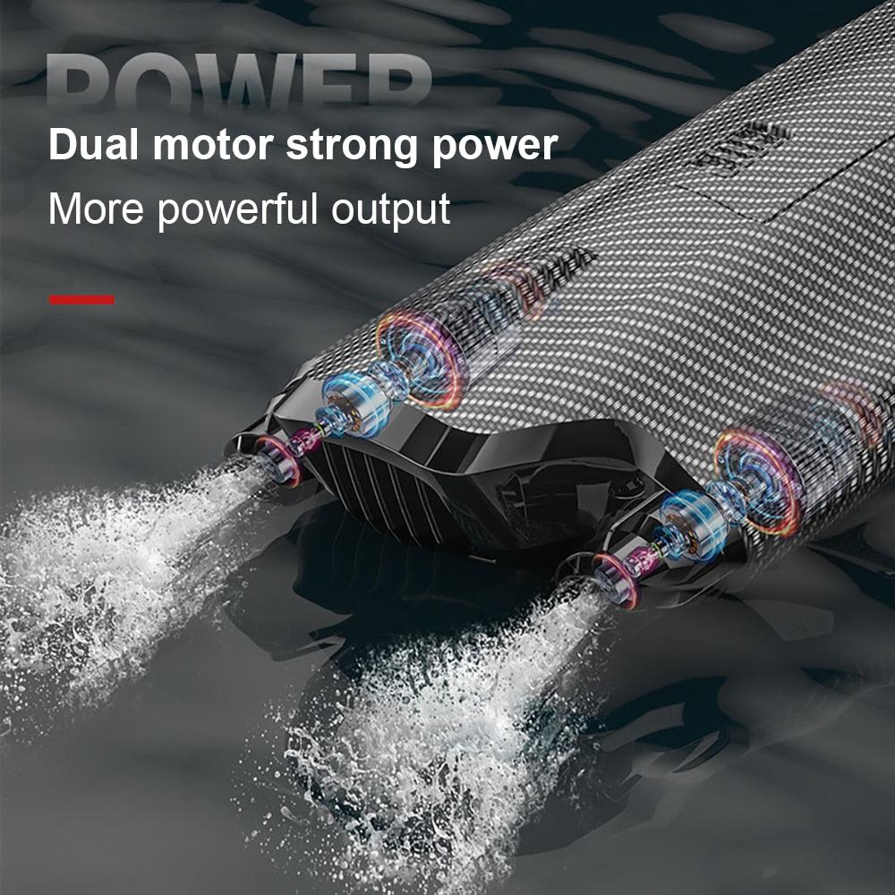 S2 Speed boat - 2.4G RC High Speed Racing Boat 30km/h Waterproof Rechargeable Model Radio Remote Control Speedboat Carbon Fiber Toys Gift Box 8 S2 Speed boat - 2.4G RC High Speed Racing Boat 30km/h Waterproof Rechargeable Model Radio Remote Control Speedboat Carbon Fiber Toys Gift Box - Image 8