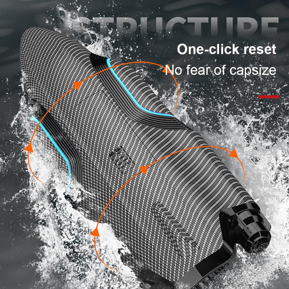 S2 Speed boat - 2.4G RC High Speed Racing Boat 30km/h Waterproof Rechargeable Model Radio Remote Control Speedboat Carbon Fiber Toys Gift Box 5 S2 Speed boat - 2.4G RC High Speed Racing Boat 30km/h Waterproof Rechargeable Model Radio Remote Control Speedboat Carbon Fiber Toys Gift Box - Image 5