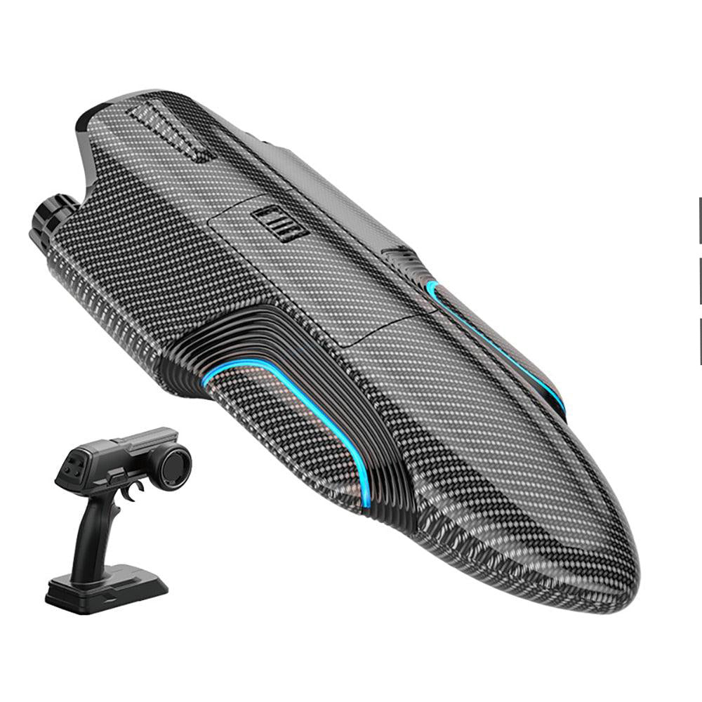 S2 Speed boat - 2.4G RC High Speed Racing Boat 30km/h Waterproof Rechargeable Model Radio Remote Control Speedboat Carbon Fiber Toys Gift Box