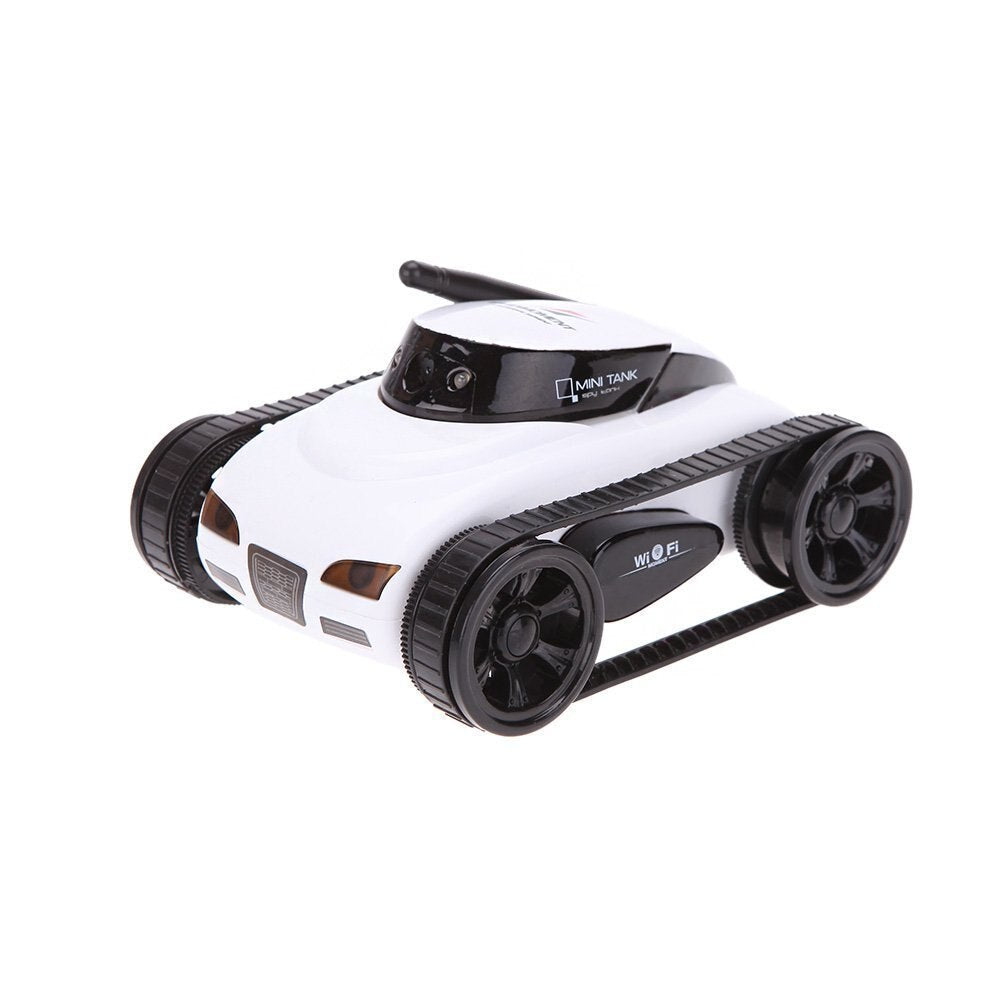 RC Camera Tank FPV WIFI Real-time Quality Mini RC Car - HD Camera Video Remote Control Robot Car Intelligent APP Wireless Toys 1 RC Camera Tank FPV WIFI Real-time Quality Mini RC Car - HD Camera Video Remote Control Robot Car Intelligent APP Wireless Toys