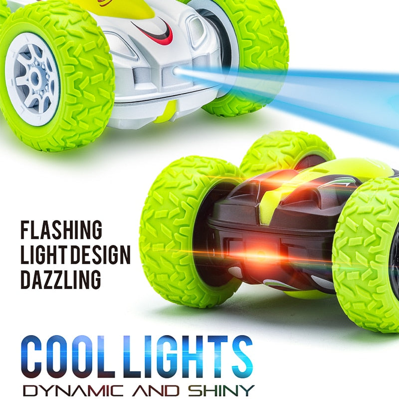 Rc Car Cool Boy Mini Stunt Car - Wireless Remote Control Double-sided 360 Degree Rotation 2.4g Flip Model Children's Toys 5 Rc Car Cool Boy Mini Stunt Car - Wireless Remote Control Double-sided 360 Degree Rotation 2.4g Flip Model Children's Toys - Image 5