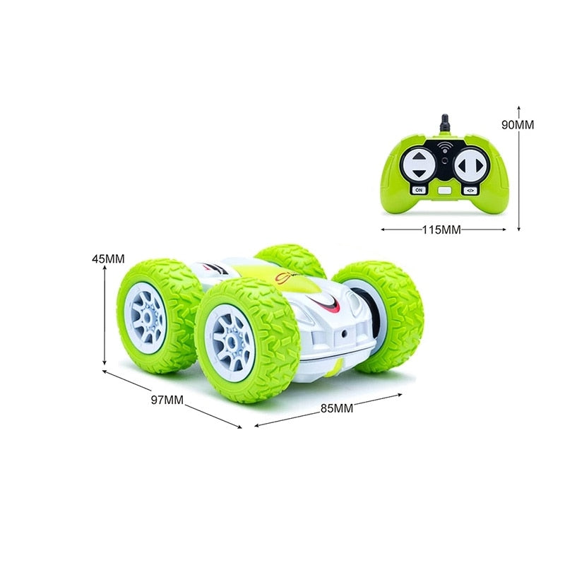 Rc Car Cool Boy Mini Stunt Car - Wireless Remote Control Double-sided 360 Degree Rotation 2.4g Flip Model Children's Toys 3 Rc Car Cool Boy Mini Stunt Car - Wireless Remote Control Double-sided 360 Degree Rotation 2.4g Flip Model Children's Toys - Image 3