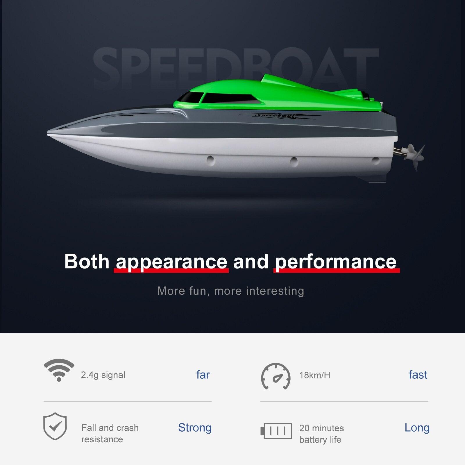Rc Boat 2.4G High Speed 20km/h Remote Control Speed Boat Rechargeable Waterproof Anti-collision Protection Toys for Children 15 Rc Boat 2.4G High Speed 20km/h Remote Control Speed Boat Rechargeable Waterproof Anti-collision Protection Toys for Children - Image 15