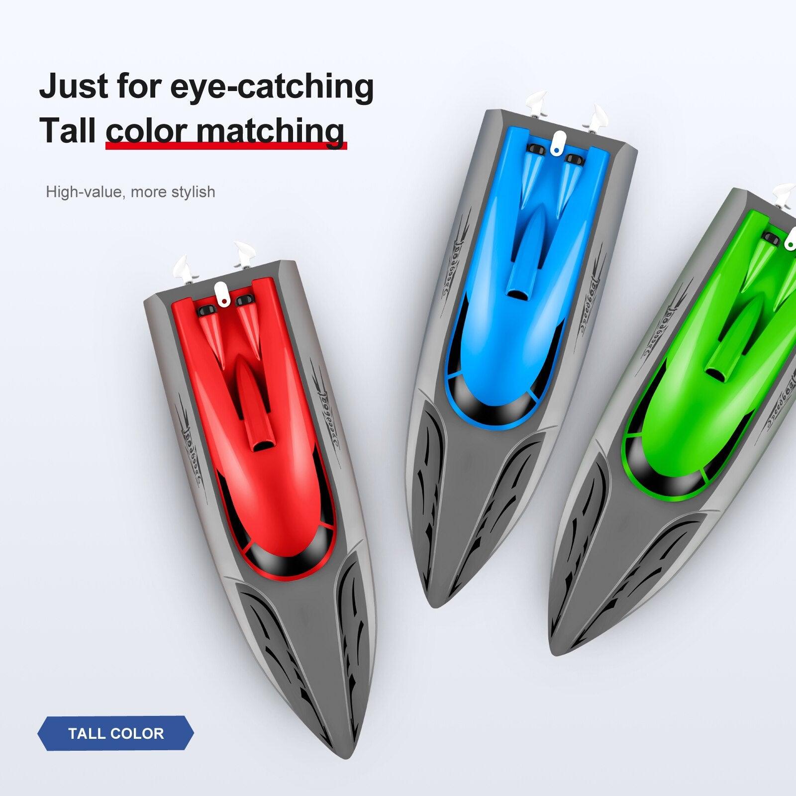 Rc Boat 2.4G High Speed 20km/h Remote Control Speed Boat Rechargeable Waterproof Anti-collision Protection Toys for Children 12 Rc Boat 2.4G High Speed 20km/h Remote Control Speed Boat Rechargeable Waterproof Anti-collision Protection Toys for Children - Image 12