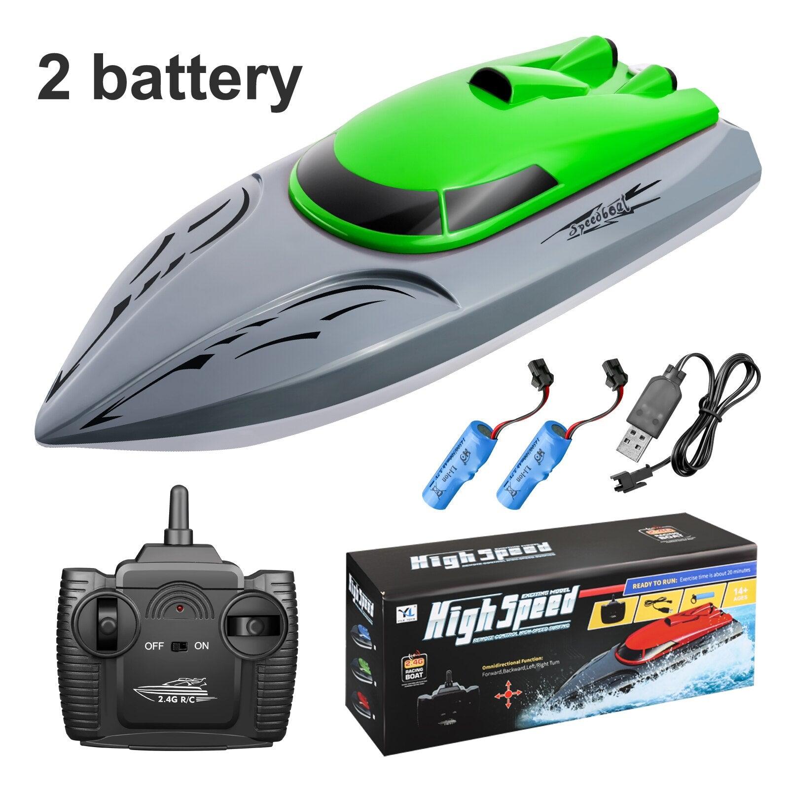 Rc Boat 2.4G High Speed 20km/h Remote Control Speed Boat Rechargeable Waterproof Anti-collision Protection Toys for Children 11 Rc Boat 2.4G High Speed 20km/h Remote Control Speed Boat Rechargeable Waterproof Anti-collision Protection Toys for Children - Image 11