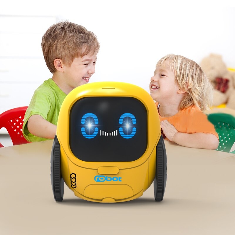 Circular Chubby Cartoon Q Version - Smart Remote Control Robot Rotating Dance Electric Toy Light Music Interactive Toys For Kids 4 Circular Chubby Cartoon Q Version - Smart Remote Control Robot Rotating Dance Electric Toy Light Music Interactive Toys For Kids - Image 4