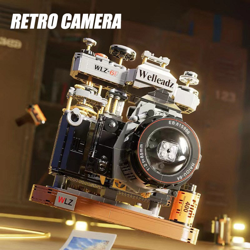 Retro feelings film camera series - Building Blocks Technical DIY SLR Digital Camera Bricks Toys For Children Boy Adult Gifts 7 Retro feelings film camera series - Building Blocks Technical DIY SLR Digital Camera Bricks Toys For Children Boy Adult Gifts - Image 7
