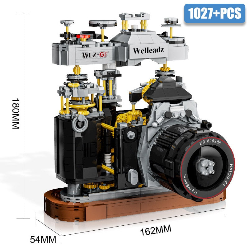 Retro feelings film camera series - Building Blocks Technical DIY SLR Digital Camera Bricks Toys For Children Boy Adult Gifts 4 Retro feelings film camera series - Building Blocks Technical DIY SLR Digital Camera Bricks Toys For Children Boy Adult Gifts - Image 4