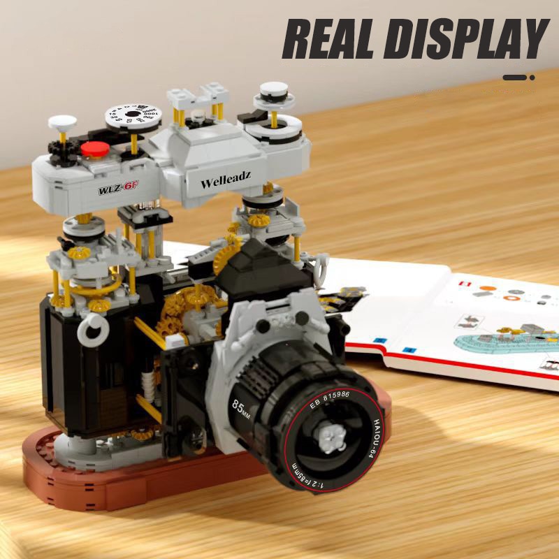 Retro feelings film camera series - Building Blocks Technical DIY SLR Digital Camera Bricks Toys For Children Boy Adult Gifts 3 Retro feelings film camera series - Building Blocks Technical DIY SLR Digital Camera Bricks Toys For Children Boy Adult Gifts - Image 3