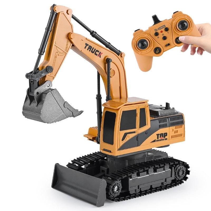 RC Excavator Dumper RC Car Toy 2.4G Remote Control Engineering Vehicle Crawler Truck Bulldozer Children Toys for Boys Kids Gifts 2 RC Excavator Dumper RC Car Toy 2.4G Remote Control Engineering Vehicle Crawler Truck Bulldozer Children Toys for Boys Kids Gifts — изображение 2