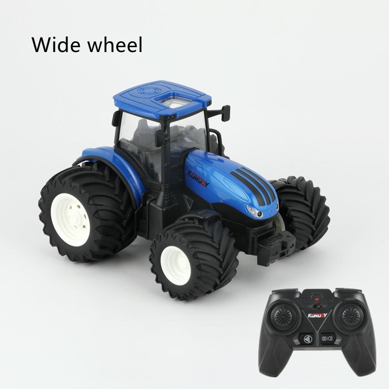 1/24 RC Tractor Trailer with LED Headlight Farm Toys Set - 2.4GHZ Remote Control Car Truck Farming Simulator for Children Kid Gift 7 1/24 RC Tractor Trailer with LED Headlight Farm Toys Set - 2.4GHZ Remote Control Car Truck Farming Simulator for Children Kid Gift - Image 7