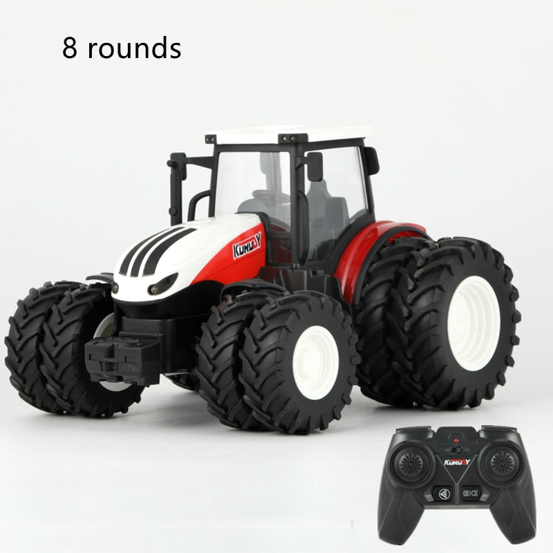 1/24 RC Tractor Trailer with LED Headlight Farm Toys Set - 2.4GHZ Remote Control Car Truck Farming Simulator for Children Kid Gift 5 1/24 RC Tractor Trailer with LED Headlight Farm Toys Set - 2.4GHZ Remote Control Car Truck Farming Simulator for Children Kid Gift - Image 5