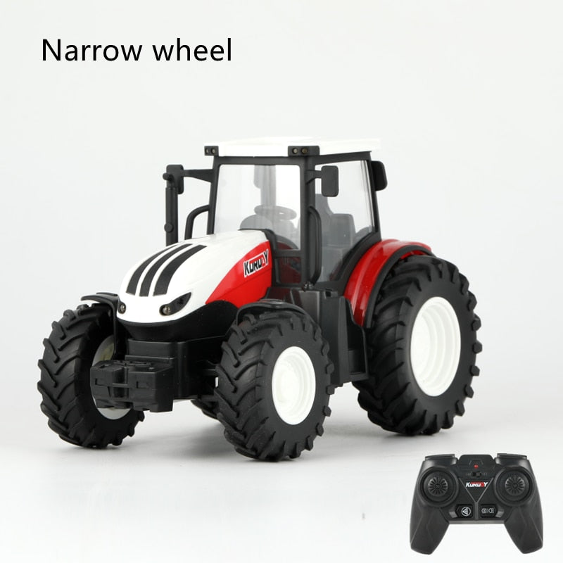 1/24 RC Tractor Trailer with LED Headlight Farm Toys Set - 2.4GHZ Remote Control Car Truck Farming Simulator for Children Kid Gift 4 1/24 RC Tractor Trailer with LED Headlight Farm Toys Set - 2.4GHZ Remote Control Car Truck Farming Simulator for Children Kid Gift - Image 4