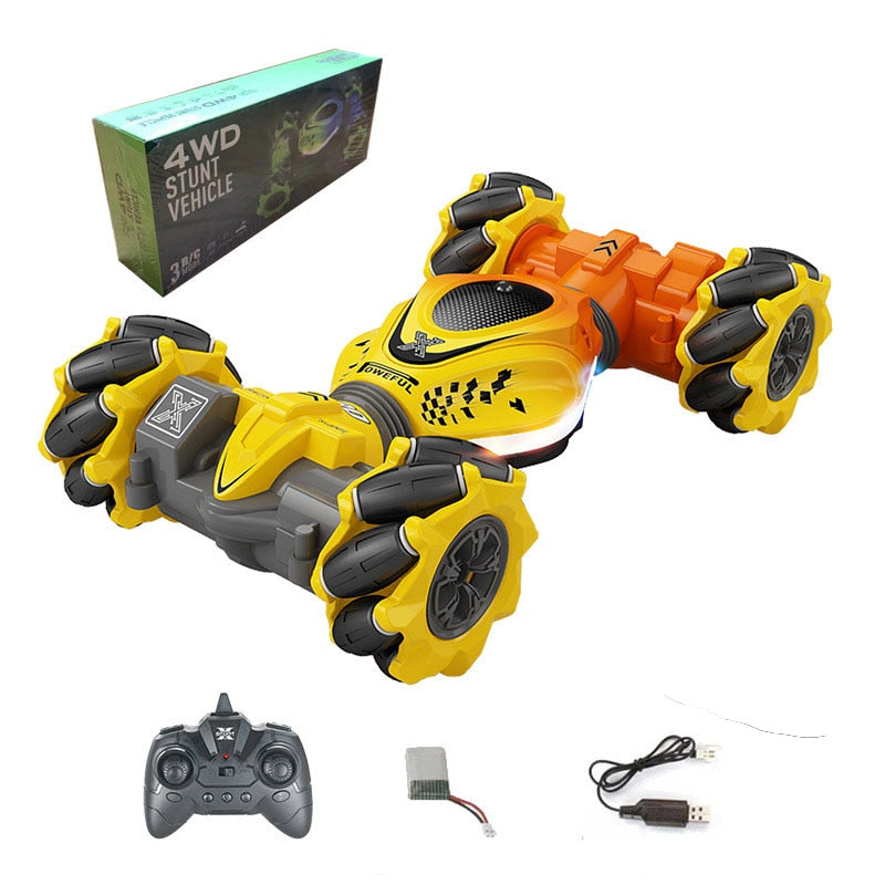 4WD RC Car Toy 2.4G Radio Remote Control Cars - RC Watch Gesture Sensor Rotation Twist Stunt Drift Vehicle Toy for CHildren Kids 1 4WD RC Car Toy 2.4G Radio Remote Control Cars - RC Watch Gesture Sensor Rotation Twist Stunt Drift Vehicle Toy for CHildren Kids
