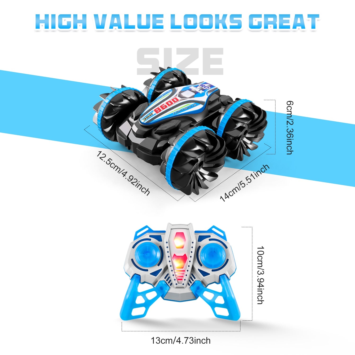 2.4G Amphibious Stunt - Remote Control Vehicle Double Sided Rolling Driving New Technology RC Vehicle Children's Electric Toys 25 2.4G Amphibious Stunt - Remote Control Vehicle Double Sided Rolling Driving New Technology RC Vehicle Children's Electric Toys - Image 25