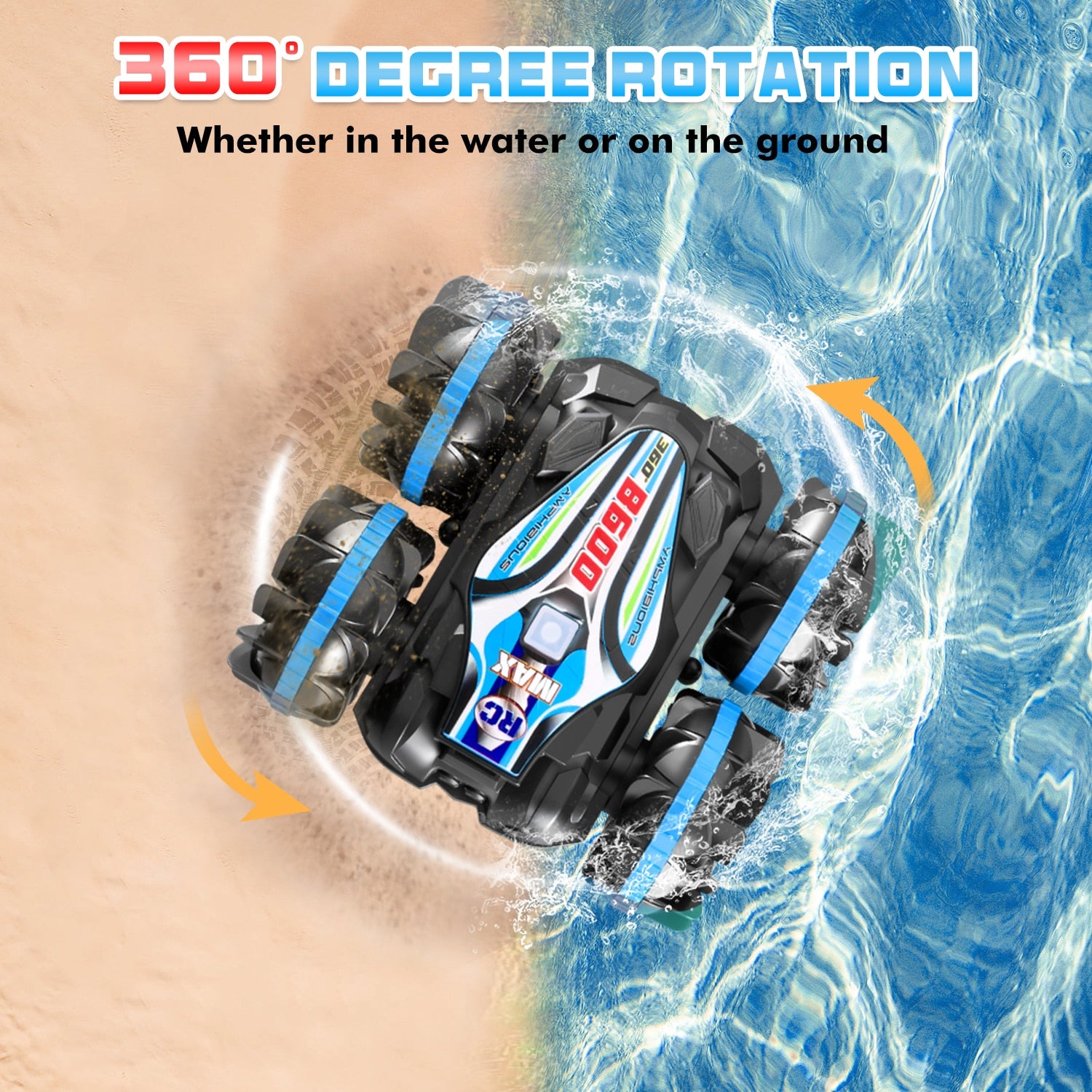 2.4G Amphibious Stunt - Remote Control Vehicle Double Sided Rolling Driving New Technology RC Vehicle Children's Electric Toys 21 2.4G Amphibious Stunt - Remote Control Vehicle Double Sided Rolling Driving New Technology RC Vehicle Children's Electric Toys - Image 21
