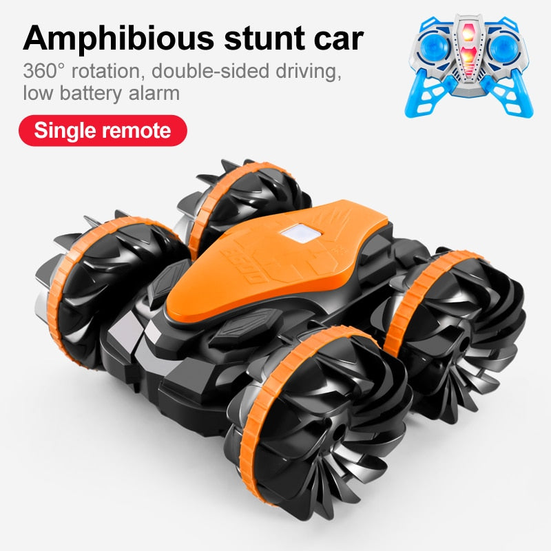 2.4G Amphibious Stunt - Remote Control Vehicle Double Sided Rolling Driving New Technology RC Vehicle Children's Electric Toys 14 2.4G Amphibious Stunt - Remote Control Vehicle Double Sided Rolling Driving New Technology RC Vehicle Children's Electric Toys - Image 14