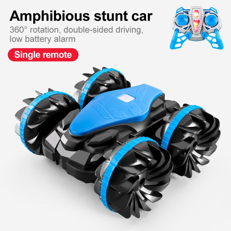2.4G Amphibious Stunt - Remote Control Vehicle Double Sided Rolling Driving New Technology RC Vehicle Children's Electric Toys 10 2.4G Amphibious Stunt - Remote Control Vehicle Double Sided Rolling Driving New Technology RC Vehicle Children's Electric Toys - Image 10