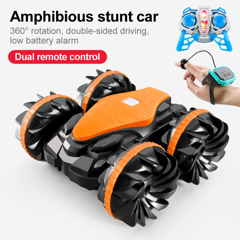 2.4G Amphibious Stunt - Remote Control Vehicle Double Sided Rolling Driving New Technology RC Vehicle Children's Electric Toys 9 2.4G Amphibious Stunt - Remote Control Vehicle Double Sided Rolling Driving New Technology RC Vehicle Children's Electric Toys - Image 9