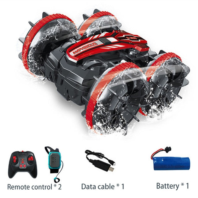 2.4G Amphibious Stunt - Remote Control Vehicle Double Sided Rolling Driving New Technology RC Vehicle Children's Electric Toys 8 2.4G Amphibious Stunt - Remote Control Vehicle Double Sided Rolling Driving New Technology RC Vehicle Children's Electric Toys - Image 8