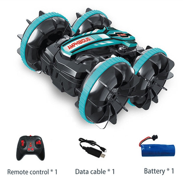 2.4G Amphibious Stunt - Remote Control Vehicle Double Sided Rolling Driving New Technology RC Vehicle Children's Electric Toys 6 2.4G Amphibious Stunt - Remote Control Vehicle Double Sided Rolling Driving New Technology RC Vehicle Children's Electric Toys - Image 6