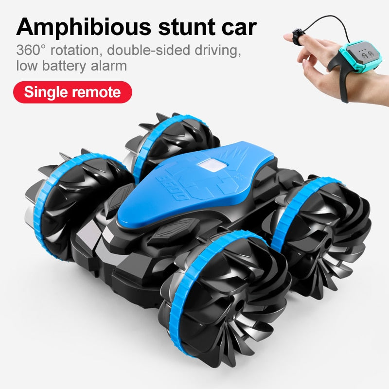 2.4G Amphibious Stunt - Remote Control Vehicle Double Sided Rolling Driving New Technology RC Vehicle Children's Electric Toys 5 2.4G Amphibious Stunt - Remote Control Vehicle Double Sided Rolling Driving New Technology RC Vehicle Children's Electric Toys - Image 5