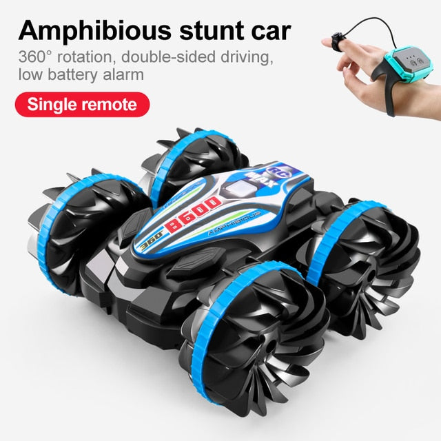 2.4G Amphibious Stunt - Remote Control Vehicle Double Sided Rolling Driving New Technology RC Vehicle Children's Electric Toys 4 2.4G Amphibious Stunt - Remote Control Vehicle Double Sided Rolling Driving New Technology RC Vehicle Children's Electric Toys - Image 4