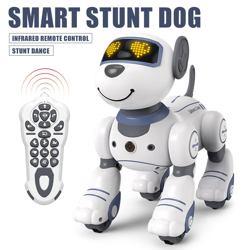 Funny RC Robot Electronic Dog Stunt Dog - Voice Command Programmable Touch-sense Music Song Robot Dog for Children's Toys 2 Funny RC Robot Electronic Dog Stunt Dog - Voice Command Programmable Touch-sense Music Song Robot Dog for Children's Toys - Image 2