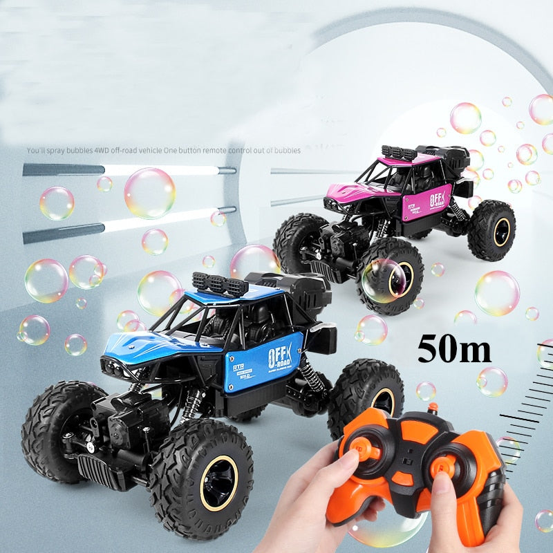 Paisible 4WD RC Car - Remote Control Bubble Machine Radio Control Car Rock Crawler 4x4 Drive Off Road Out Door Toy For Girl Boy 15 Paisible 4WD RC Car - Remote Control Bubble Machine Radio Control Car Rock Crawler 4x4 Drive Off Road Out Door Toy For Girl Boy — изображение 15